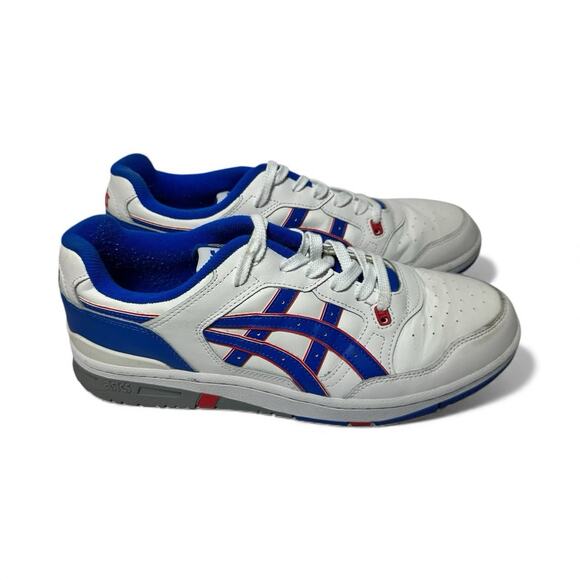Asics EX89 Knicks 1201A476 Low Top White Blue Sneakers Shoes Men's size 11 M - Picture 3 of 11